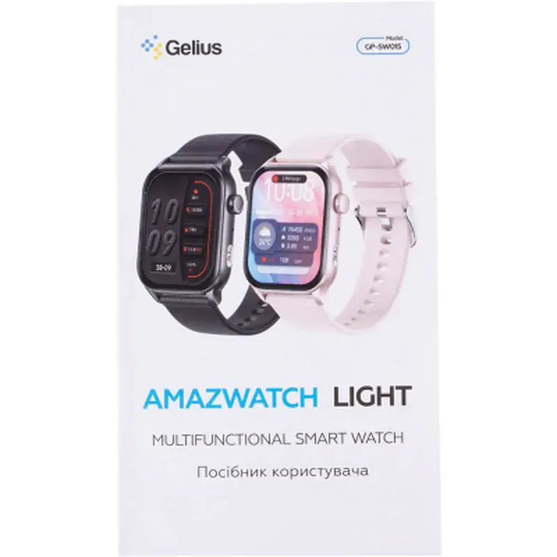 Смарт-годинник Gelius GP-SW015 Amazwatch Light Pink (2099901012739) - фото 8