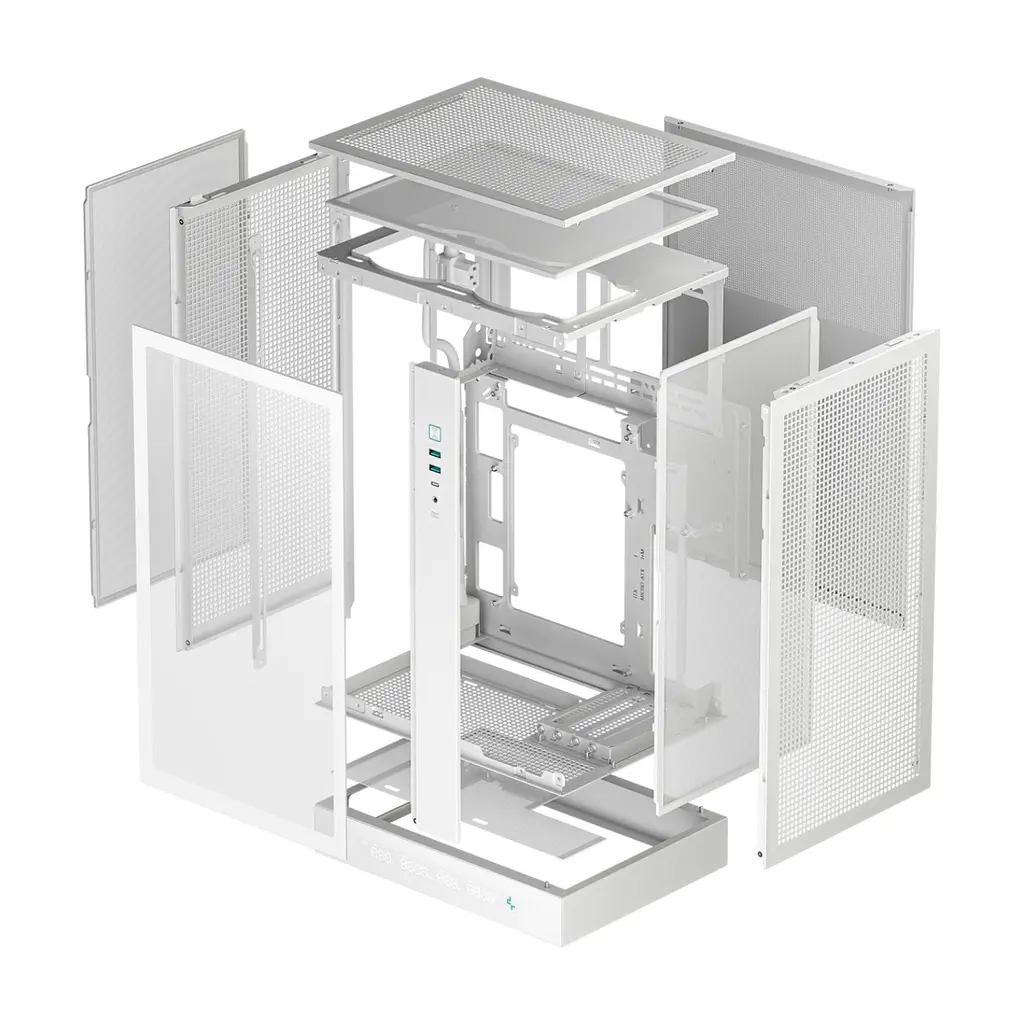Корпус для ПК Deepcool CH270 Digital White (R-CH270-WHNDM0-G-1) - фото 2