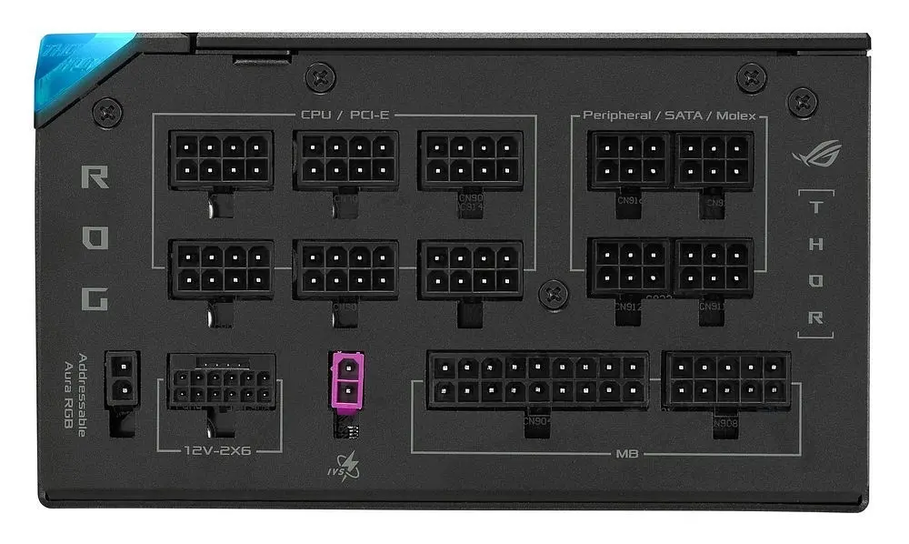 Блок живлення Asus ROG Thor 1000W Platinum III (90YE00V3-B0NA00) - фото 7