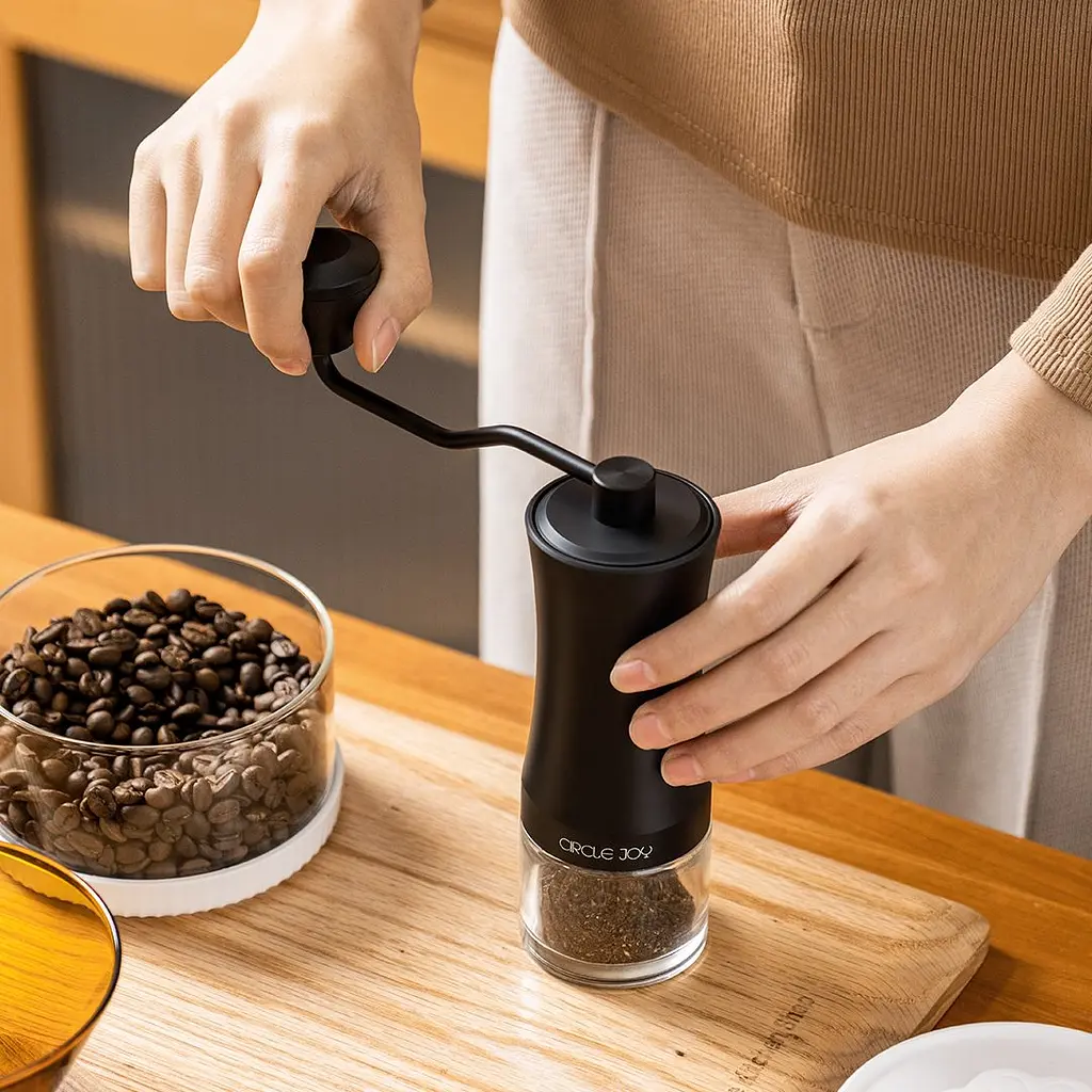 Кавомолка ручна Xiaomi Circle Joy Coffee Grinder (CJ-CF17) Black - фото 5