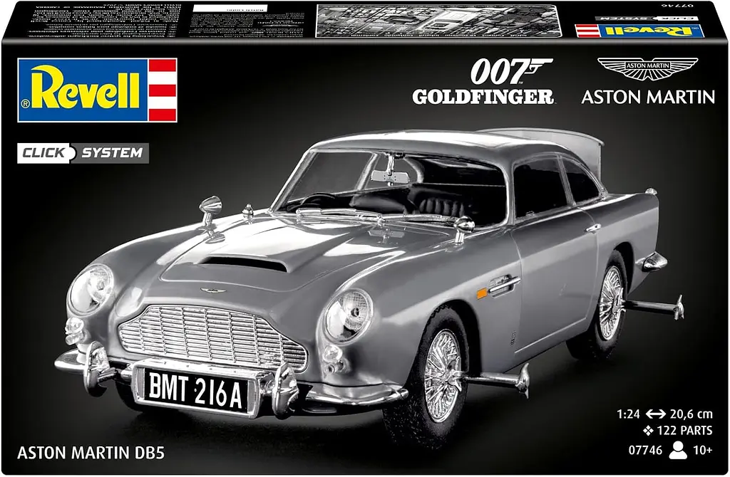 Конструктор дитячий автомобіль James Bond Aston Martin DB5 Revell 07746 - фото 2