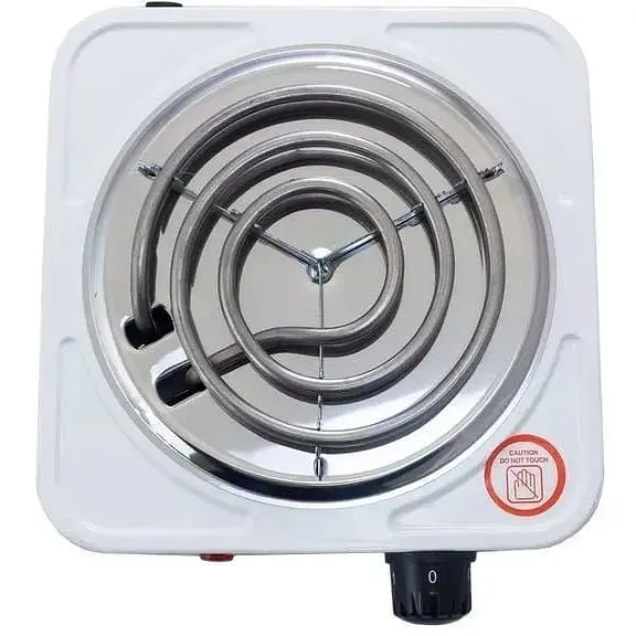 Плита одноконфоркова електрична плита Crownberg Cb 3740 переносна настільна спіральна - фото 2