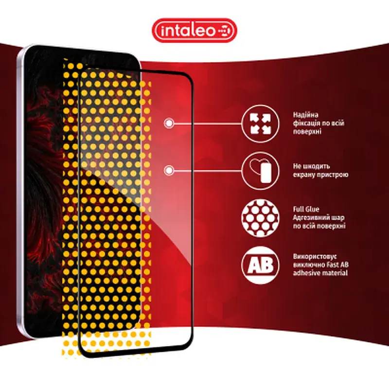 Скло захисне Intaleo Full Glue Samsung A36 Black (1283126608124) - фото 7