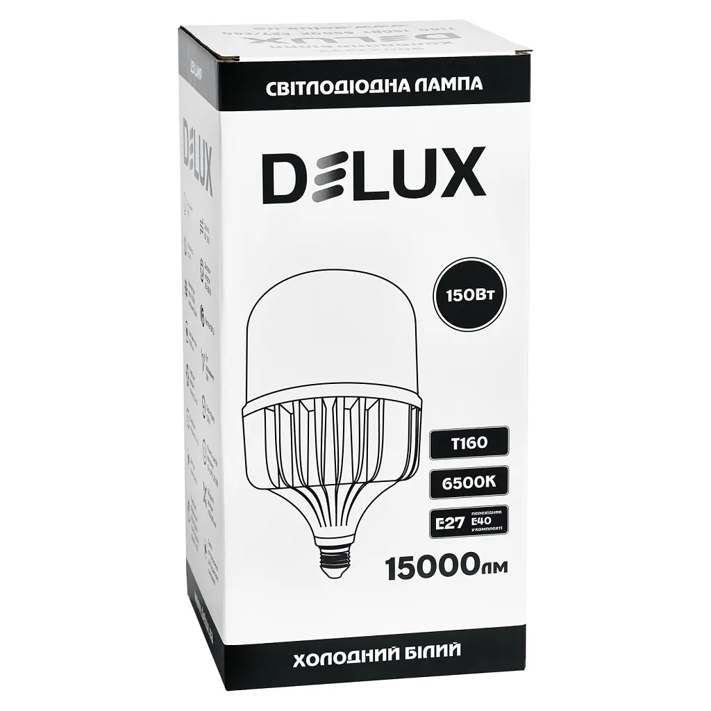 Лампочка Delux T160 150Вт Е27/E40 6500K 230В (90023332) - фото 2