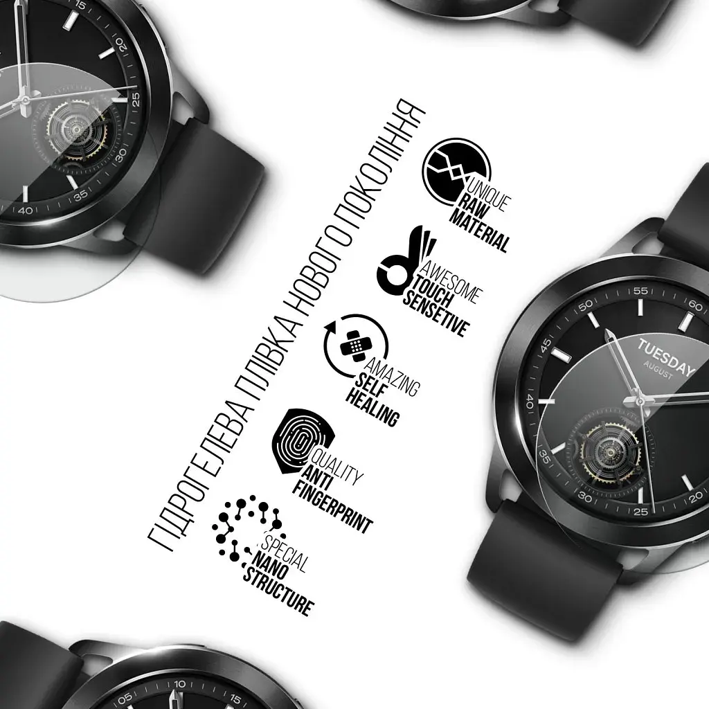 Плівка захисна Armorstandart Xiaomi Watch S3 6pcs (ARM75586) - фото 2