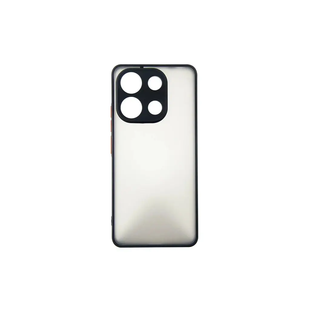 Чохол до мобільного телефона Dengos Kit for Xiaomi Redmi Note 13 4G case + glass (Black) (DG-KM-66) - фото 2