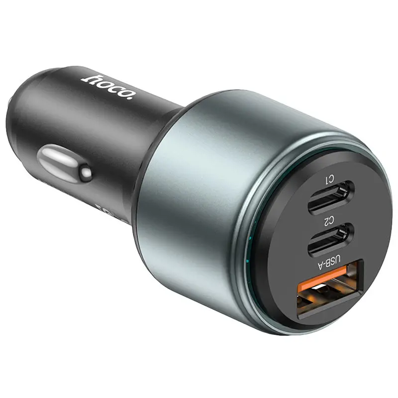 АЗП Hoco NZ9 Galloper 95W (1USB-A/2C) Black - фото 4