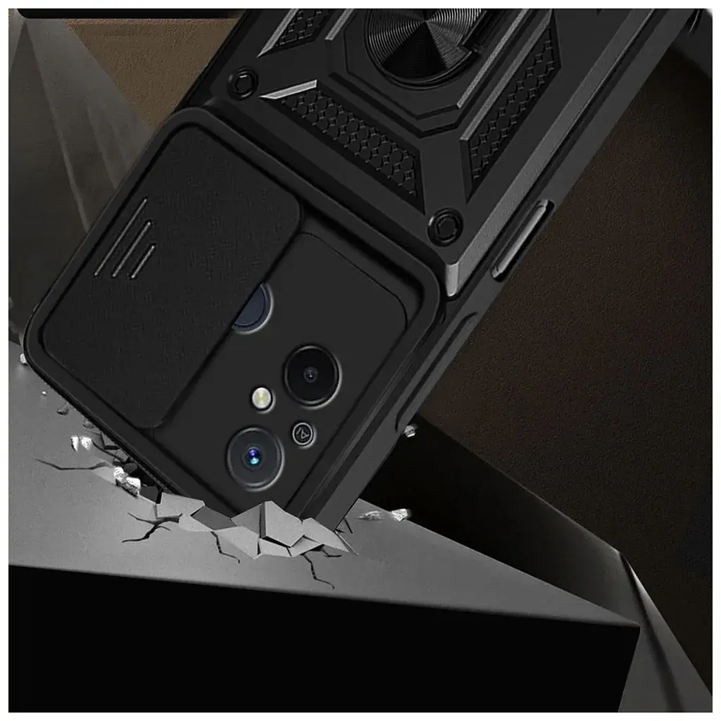 Чохол до мобільного телефона BeCover Military Xiaomi Redmi 12C Black (709165) - фото 5