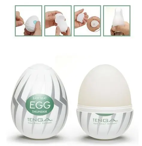 Мастурбатор яйце Tenga Thunder Tenga 42-05060870000; E23732 90109 - фото 3