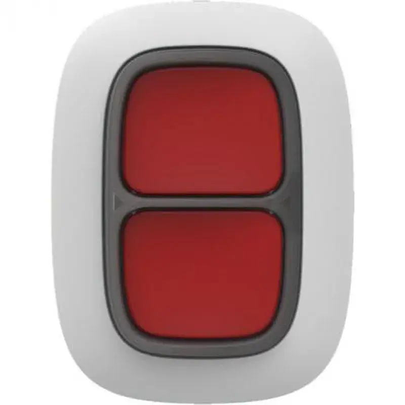 Кнопка тривоги Ajax DoubleButton white