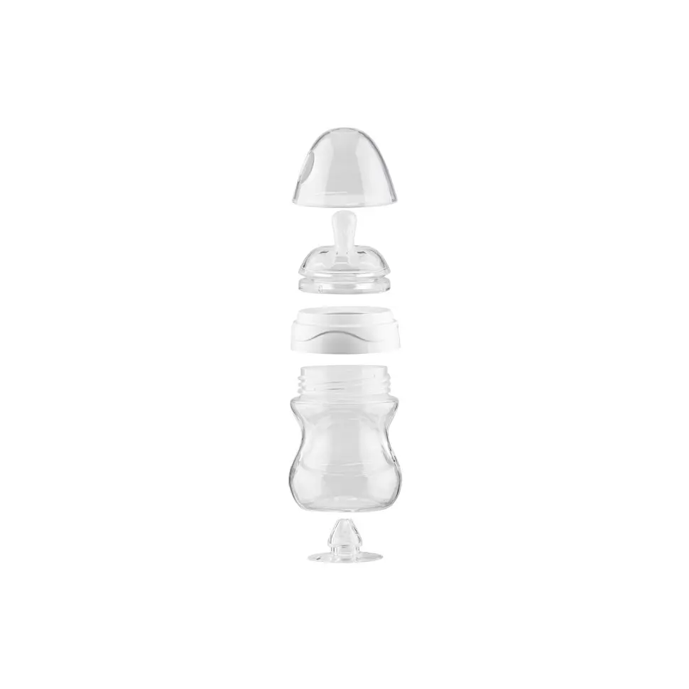 Детская бутылочка Nuvita 6031 Mimic Collection антиколиковая 3+ 250 мл розовая NV6031ROSA - фото 2