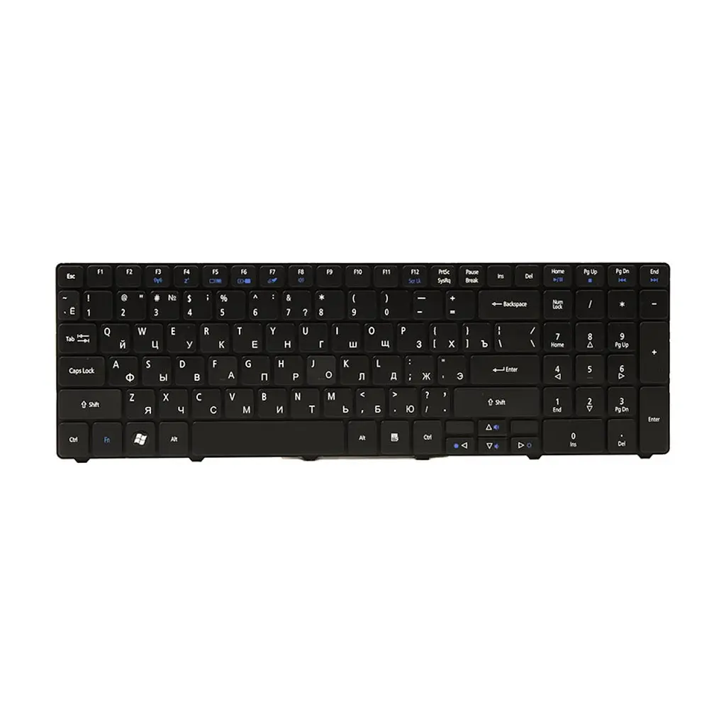Клавіатура ноутбука Acer Aspire 5810 чорна, чорний фрейм (KB311798)