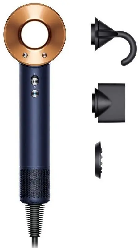 Фен Dyson HD07 Supersonic Straight+Wavy Prussian Blue/Rich Copper (113277-01)