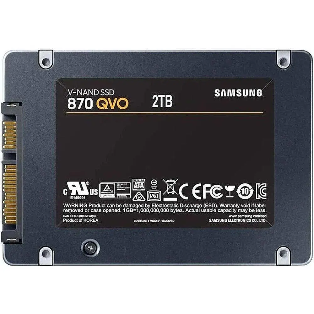 SSD накопичувач Samsung 870 QVO 2 TB (MZ-77Q2T0BW) - фото 5