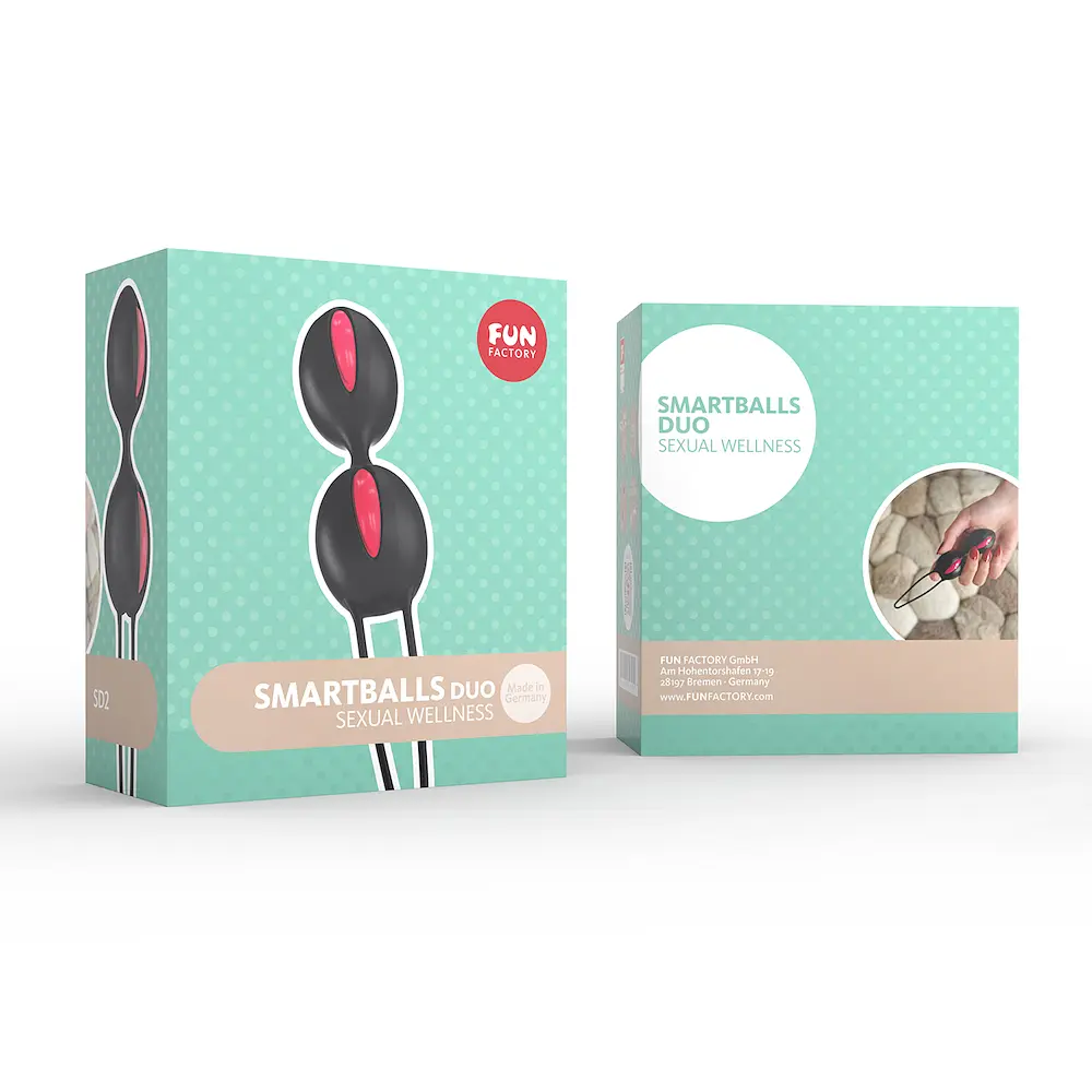 Fun Factory Smartballs Duo вагінальні кульки, 9.5х3.6 см (фіолетовий) Fun Factory FNF34165 98464 - фото 9