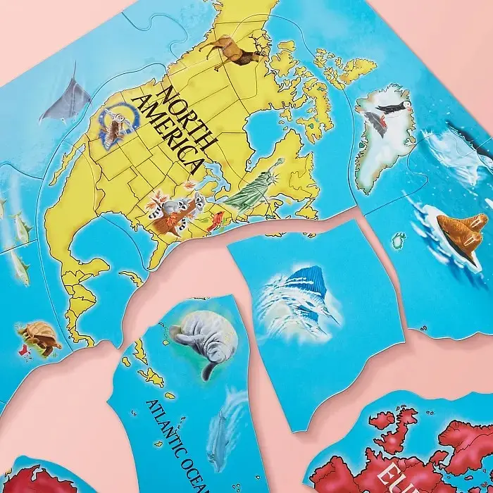 Мега-пазл Melissa&Doug Карта світу, 33 елементи (MD10446) - фото 4