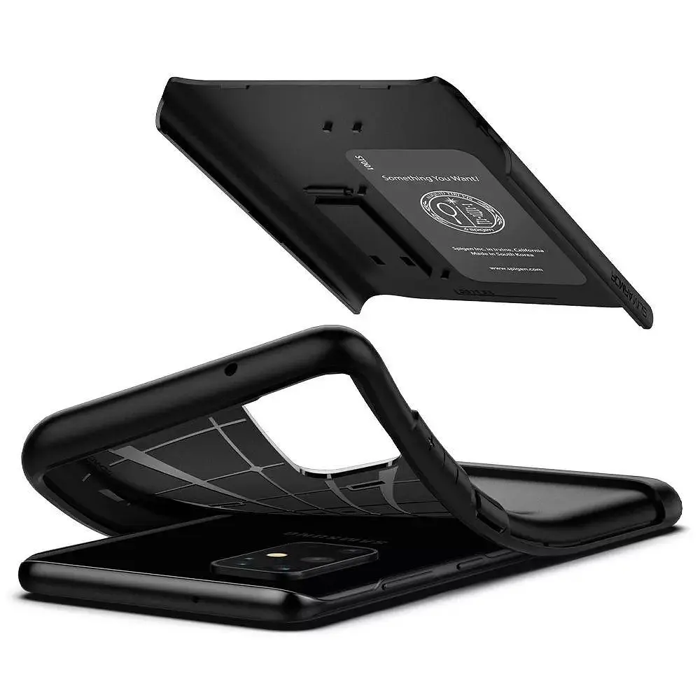 Чохол протиударний із підставкою Spigen Slim Armor ACS00648 для Samsung Galaxy S20 Plus (6.7") Black - фото 3
