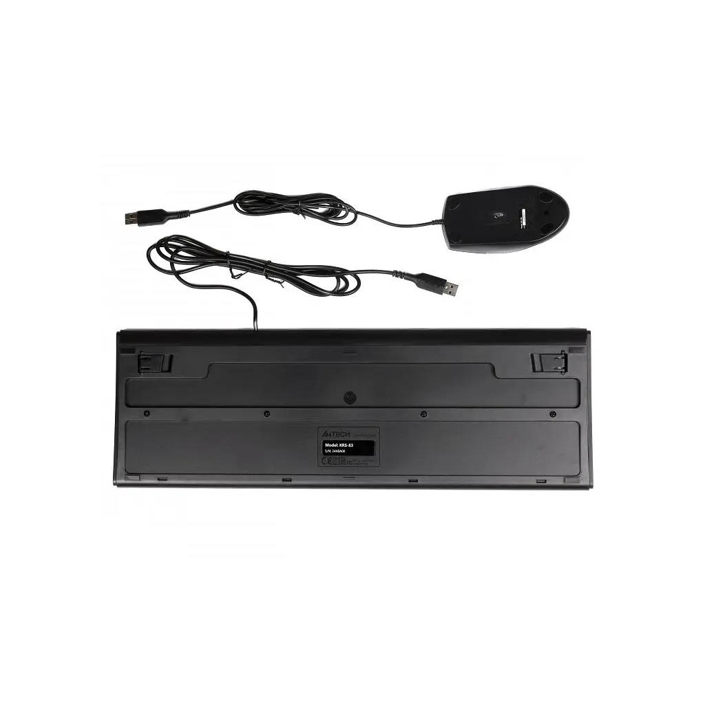 Комплект A4Tech KR-8372 USB Black - фото 6