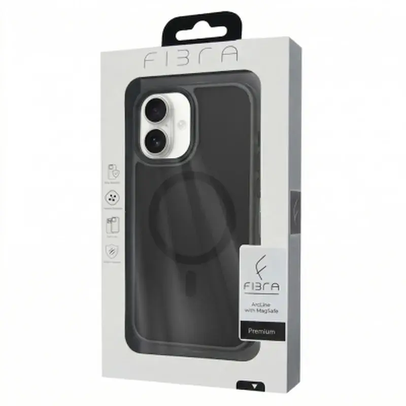 Чохол до мобільного телефона BeCover FIBRA ArcLine MagSafe Apple iPhone 17 Black (715372) - фото 7