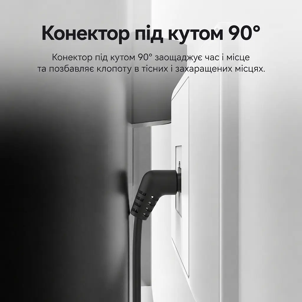 Мережевий кабель Ethernet Vention 1,5 м патч-корд RJ45 штекер на RJ45 штекер Cat6A до 10 Гбіт/с кутові роз'єми 90° з обертанням на 360° тонкий діаметром 2,8 мм неекранована вита пара UTP жили з безкисневої міді смуга частот 500 МГц чорний (IBOBG) - фото 3
