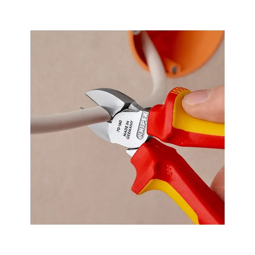 Кусачки KNIPEX бокові (70 06 160) - фото 7