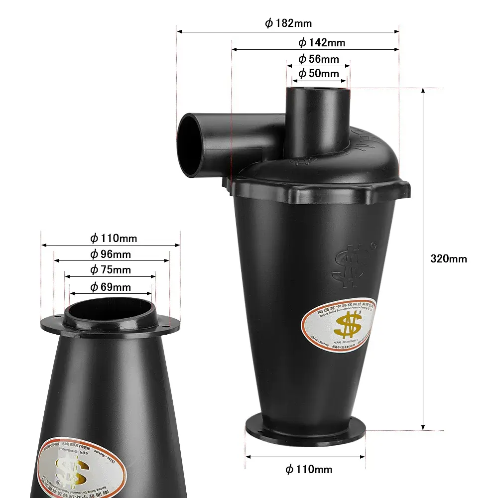 Циклонный фильтр, пылеуловитель SN50T3 6-го поколения для пылесоса универсальный - фото 6