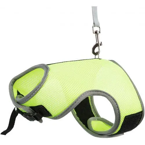 Шлейка с поводком Trixie Soft для большого кролика, нейлон, XL: 25-40 см (цвета в ассортименте) - фото 4