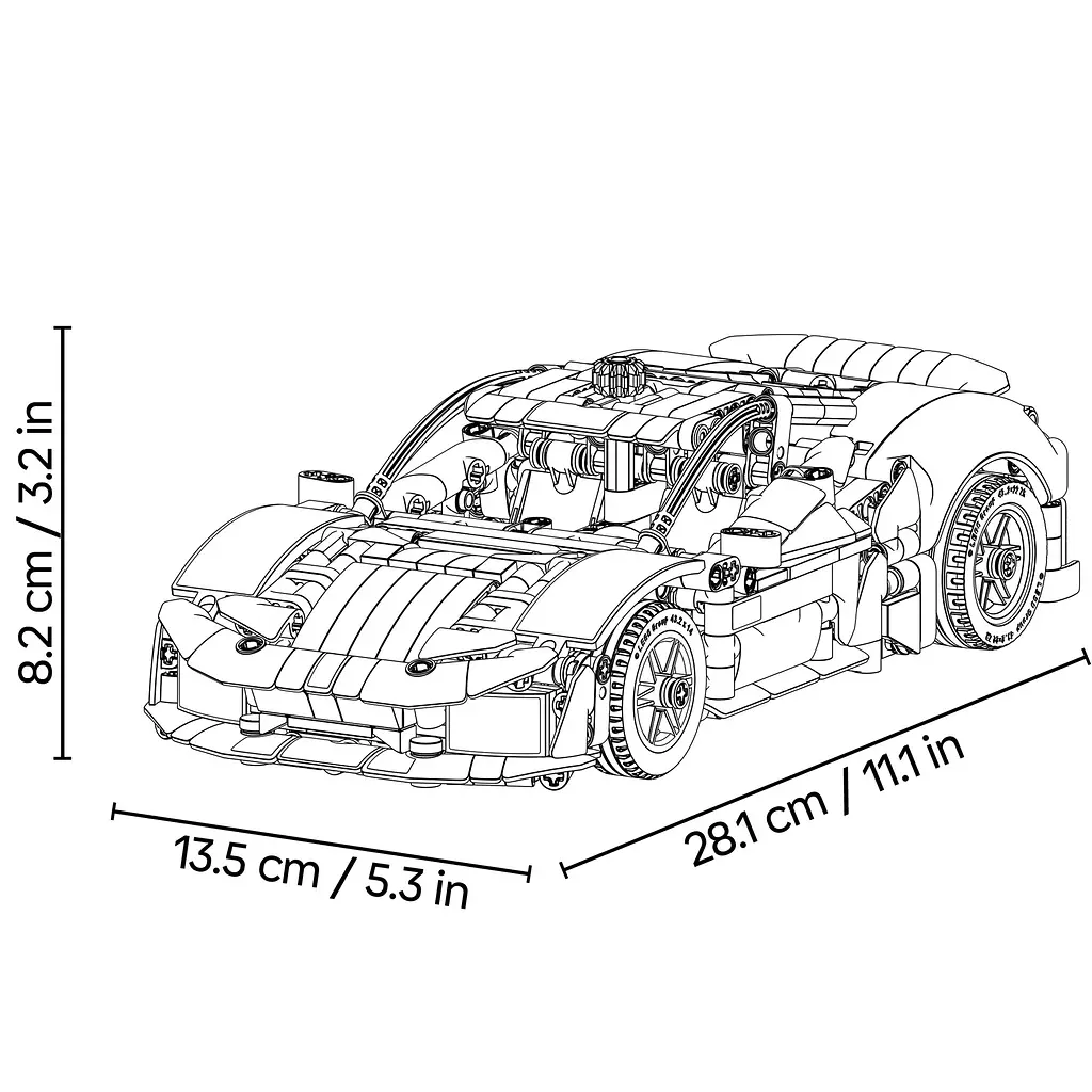 Конструктор LEGO Technic Автомобіль Ferrari 488 Pista 882 ел.(42235) - фото 21