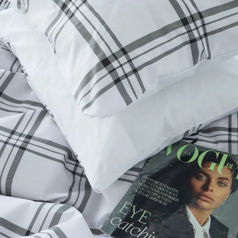 Простирадло MirSon Бязь 17-4763 Forli 220x240 см біле (2200008942182) - фото 7