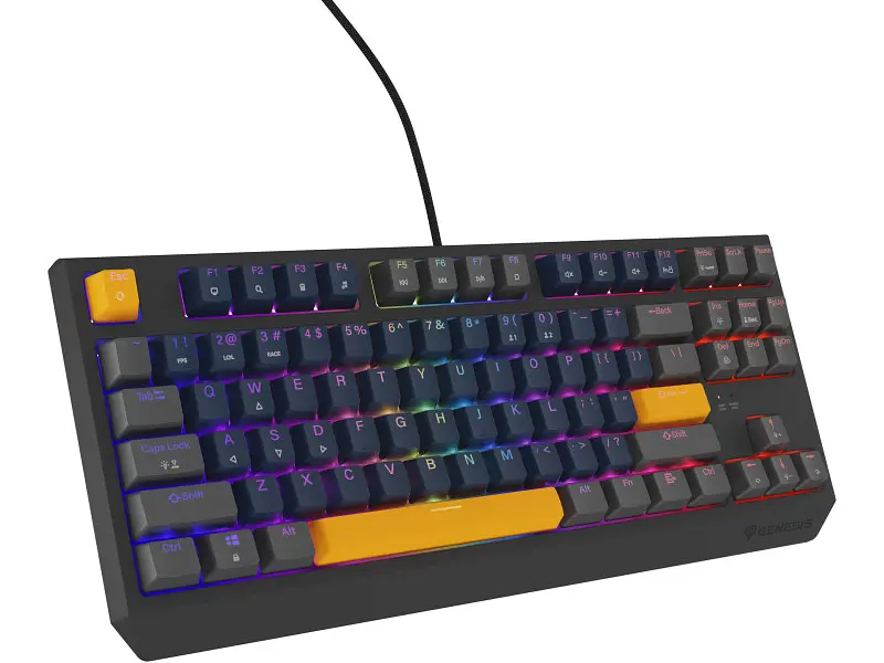 Клавіатура Genesis Thor 230 TKL Naval Blue Positive RGB Outemu Panda (NKG-2163) - фото 2