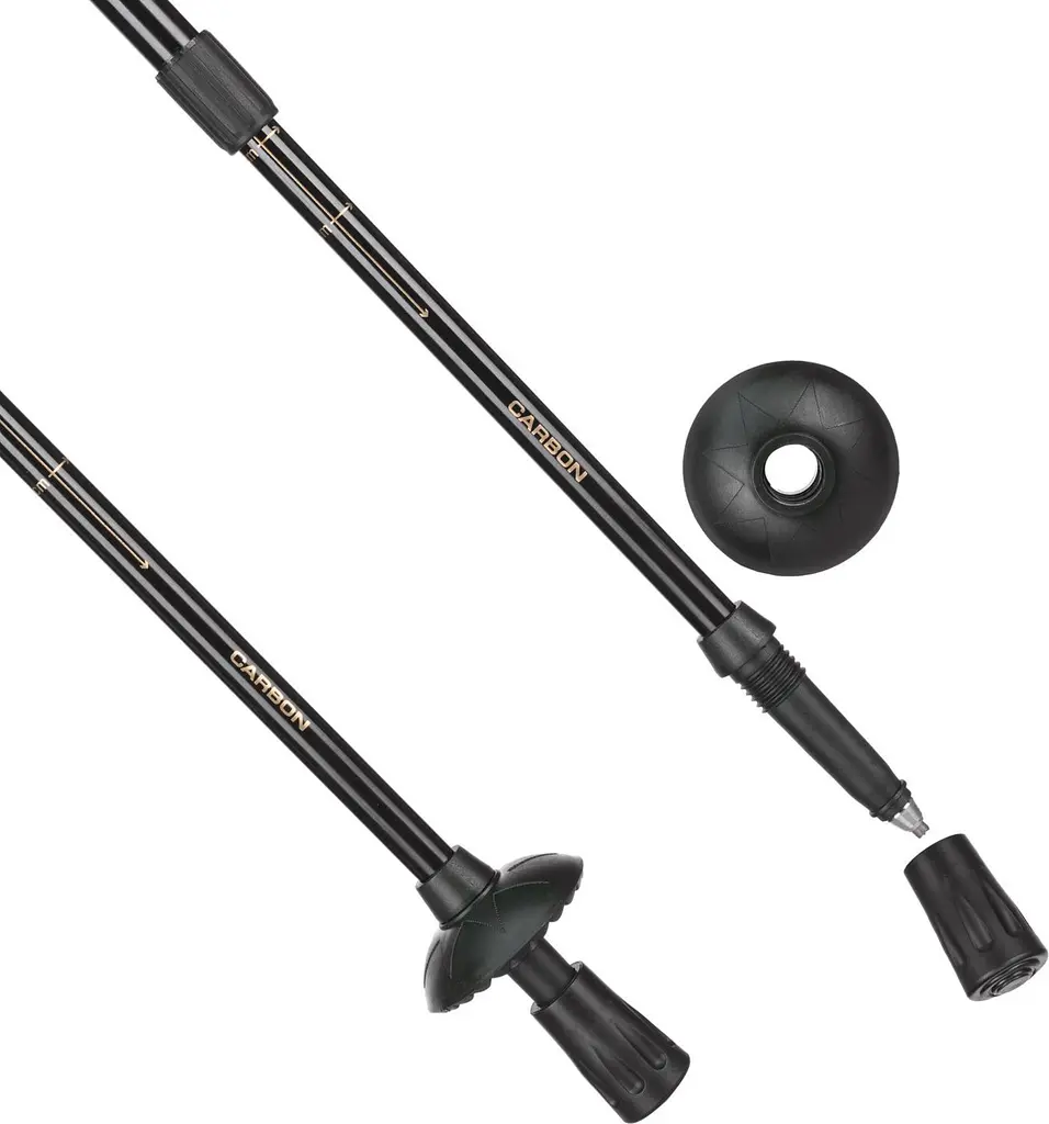 Трекінгові палки Outtec карбонові 3-х секційні 65-135см Anti-shock - фото 12