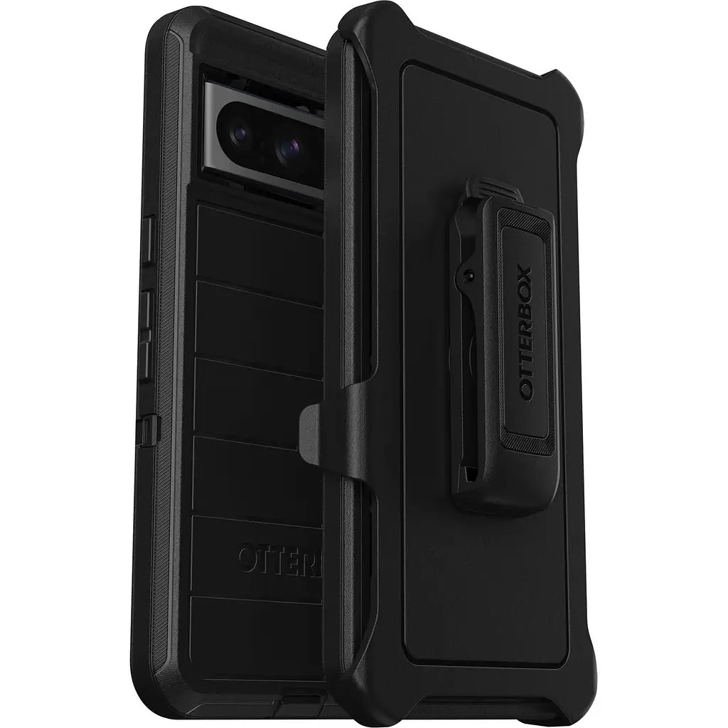 Чехол противоударный с клипсой OtterBox Defender Pro для Google Pixel 8 Pro (6.7") Black 77-94220 - фото 7