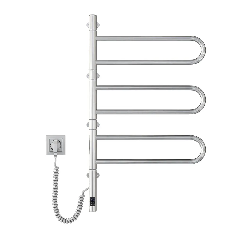 Электрический полотенцесушитель Navin Fouette 480x800 Sensor с таймером 00-044050-5080, Хром, Электронный - фото 3