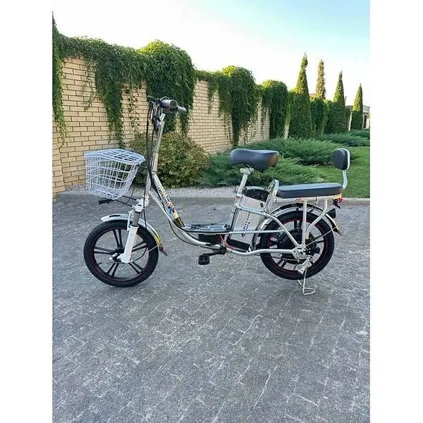 Электровелосипед Green Giant U20 600W 48V 26Ah + PASS-система серый - фото 3