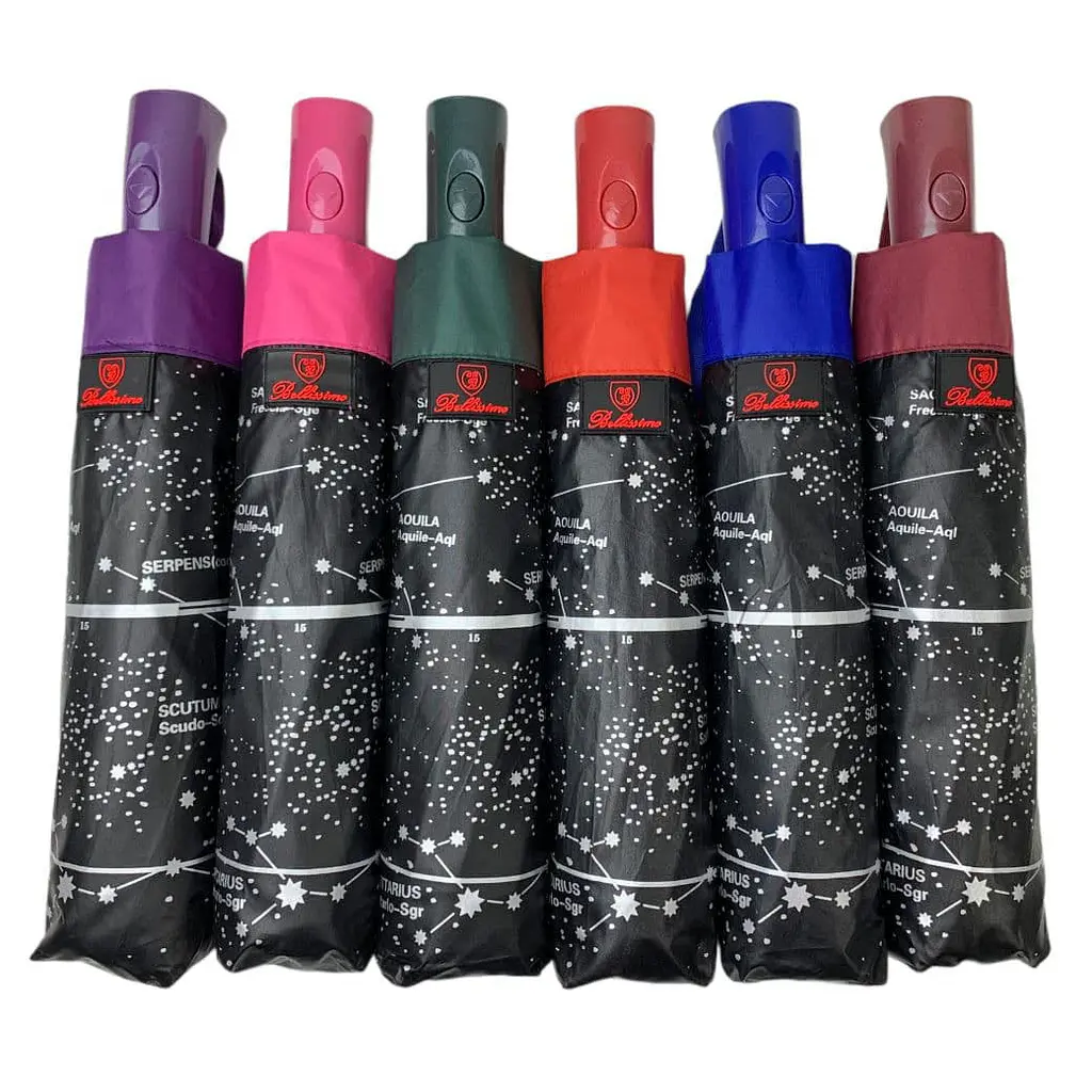 Женский складной зонтик полуавтомат Bellissima 100 см красный - фото 10