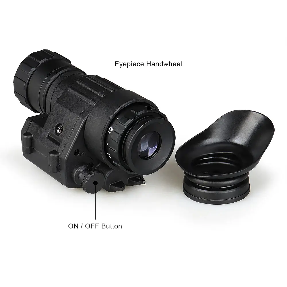 Монокуляр ночного видения Night Vision PVS-14 4х с J-arm креплениями на шлем - фото 3