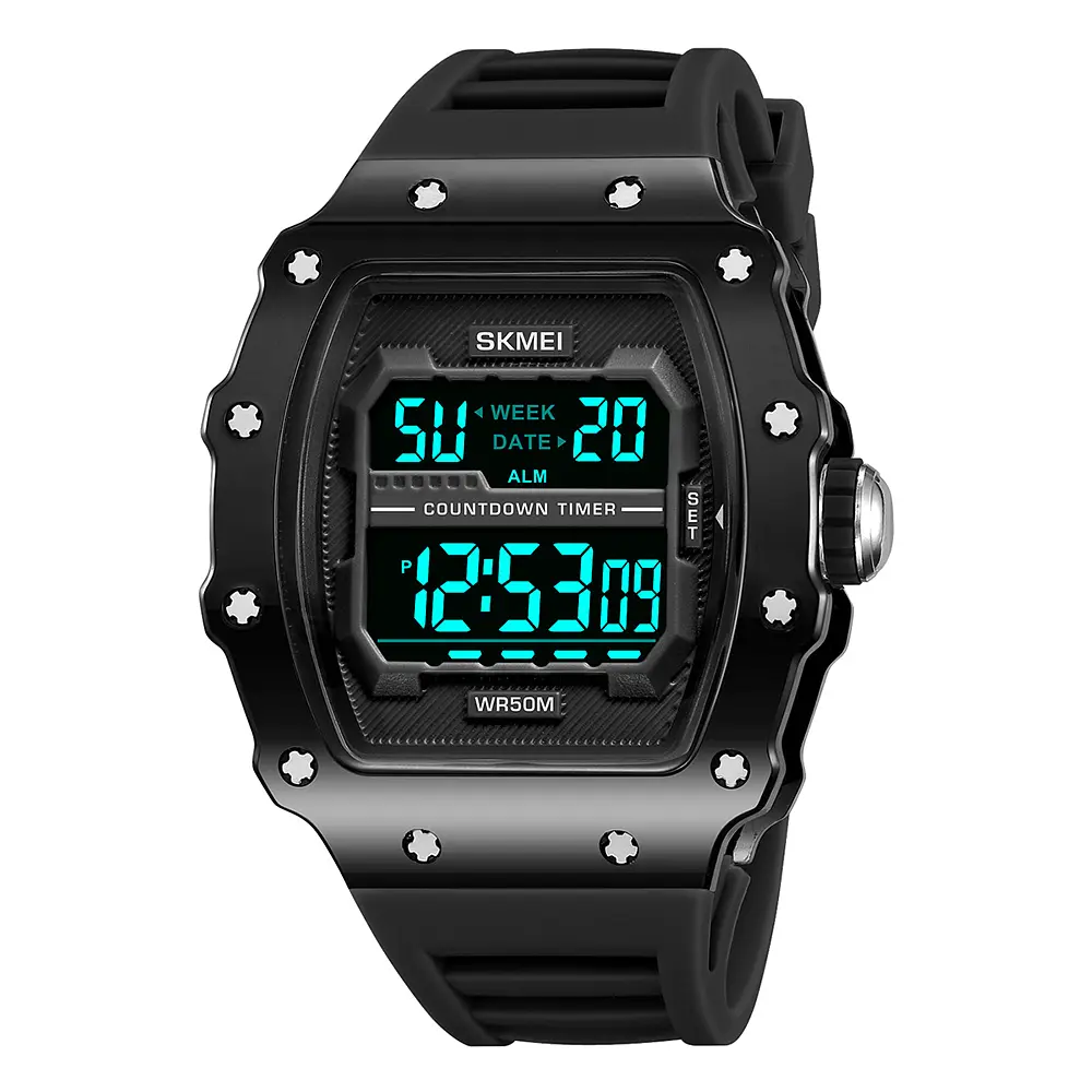 Чоловічий наручний годинник 2296BTBKBK Bright Black Skmei acs0030045 - фото 2