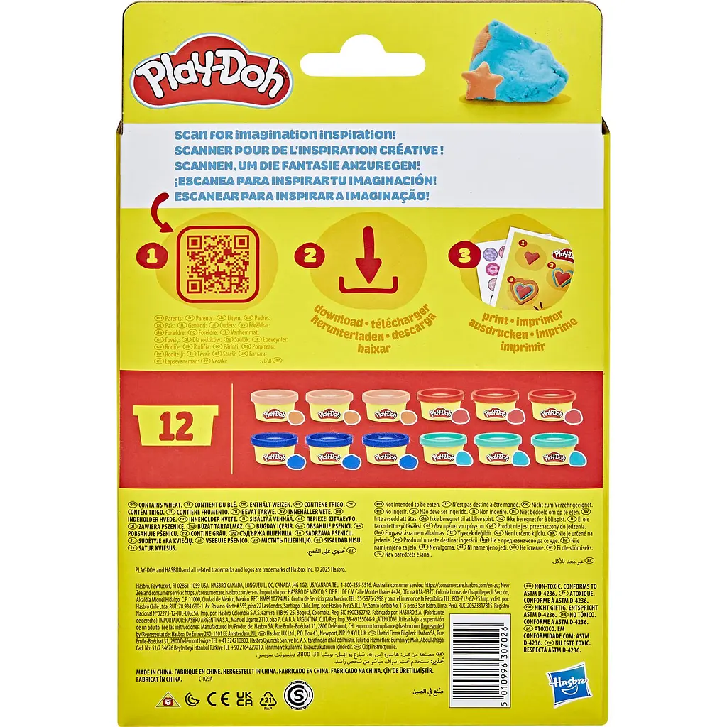 Набір маси для ліплення Hasbro Play-Doh 12 кольорів (G0519) - фото 4