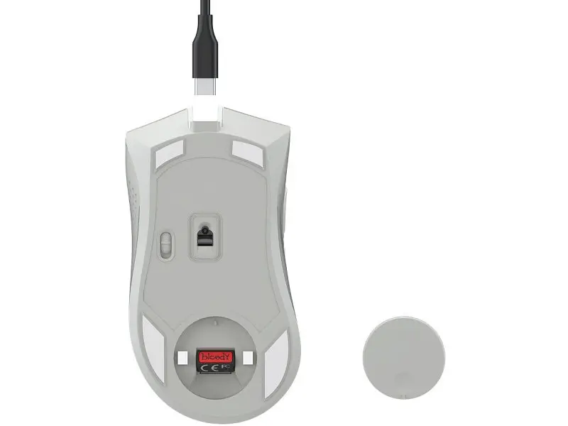 Миша A4Tech Bloody R90 Plus Greyish White - фото 7