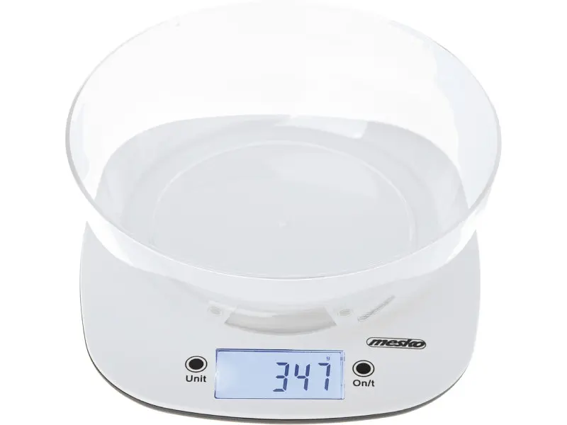Ваги кухонні Mesko MS 3179 White - фото 3