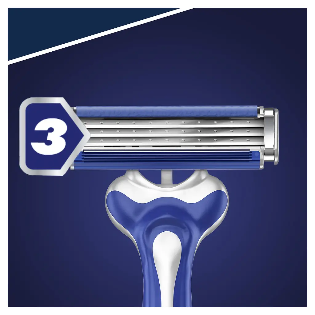 Одноразовые станки для бритья Gillette Blue 3 Comfort 3 шт. - фото 2