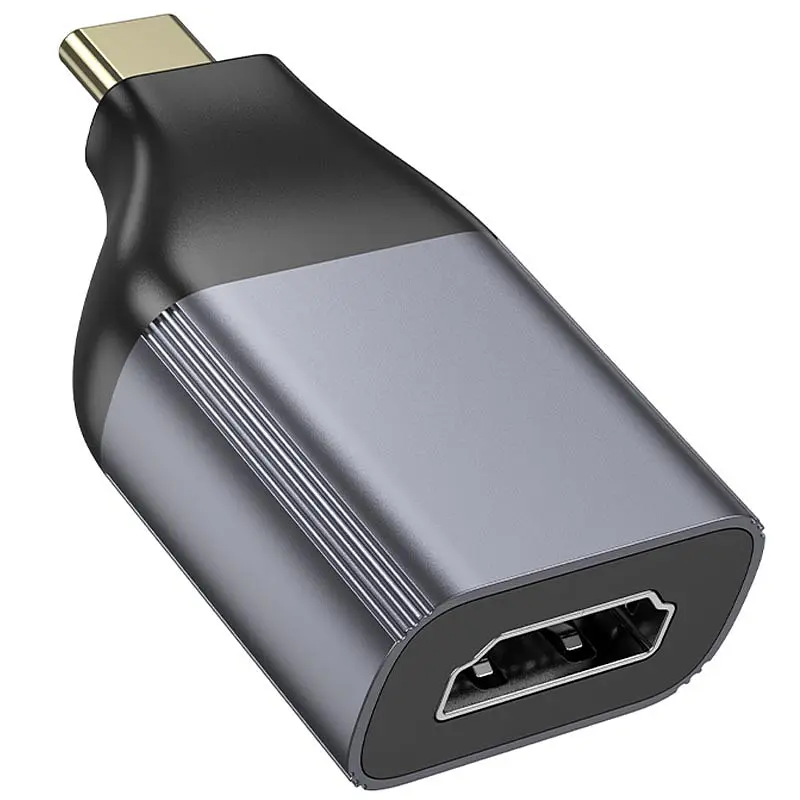 Перехідник Hoco UA33 Type-C to HDTV Metal grey - фото 2