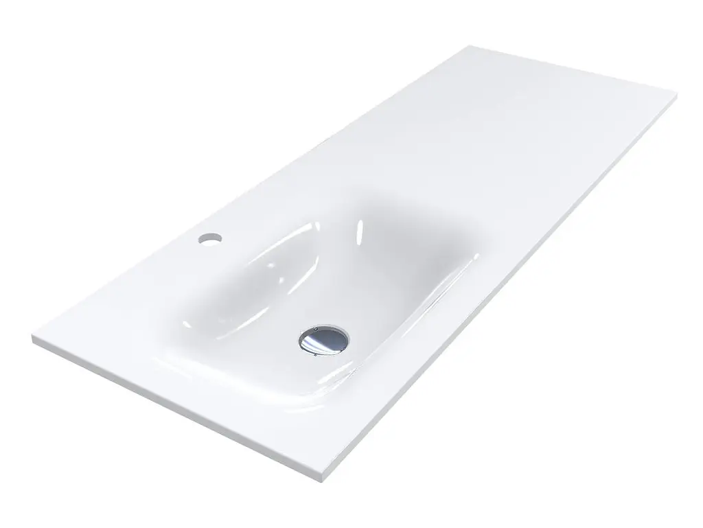 Умивальник Miraggio Jessel 1200 L Білий 0001057 - фото 4