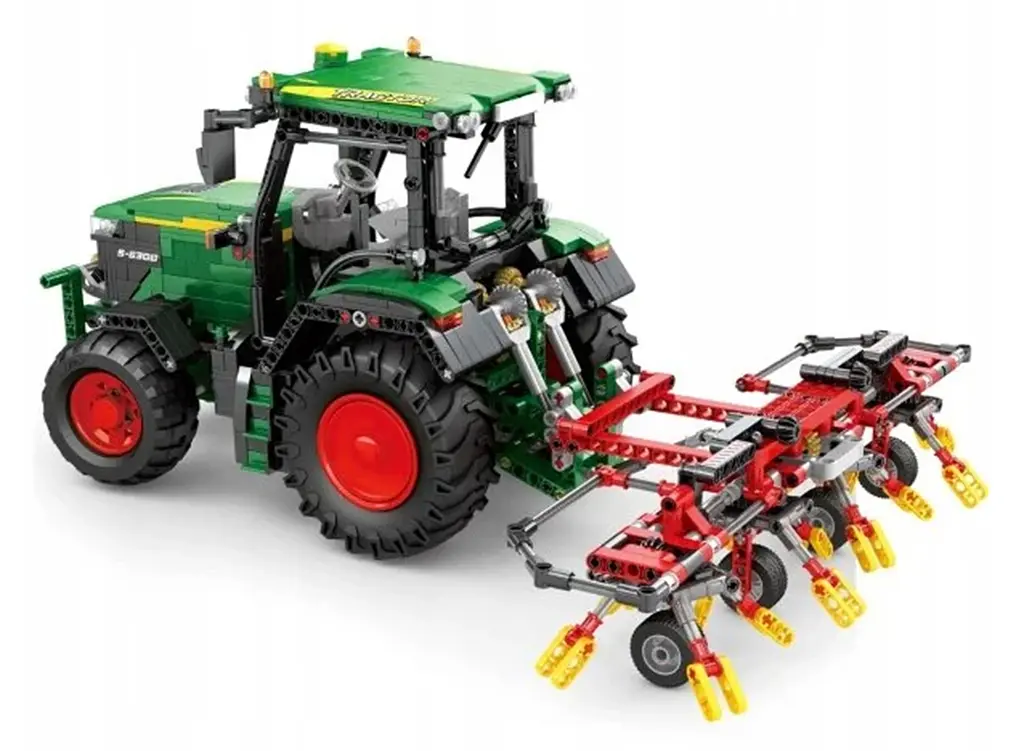 Конструктор на радиоуправлении Зеленый Трактор 1664 элемента Ramiz - фото 7