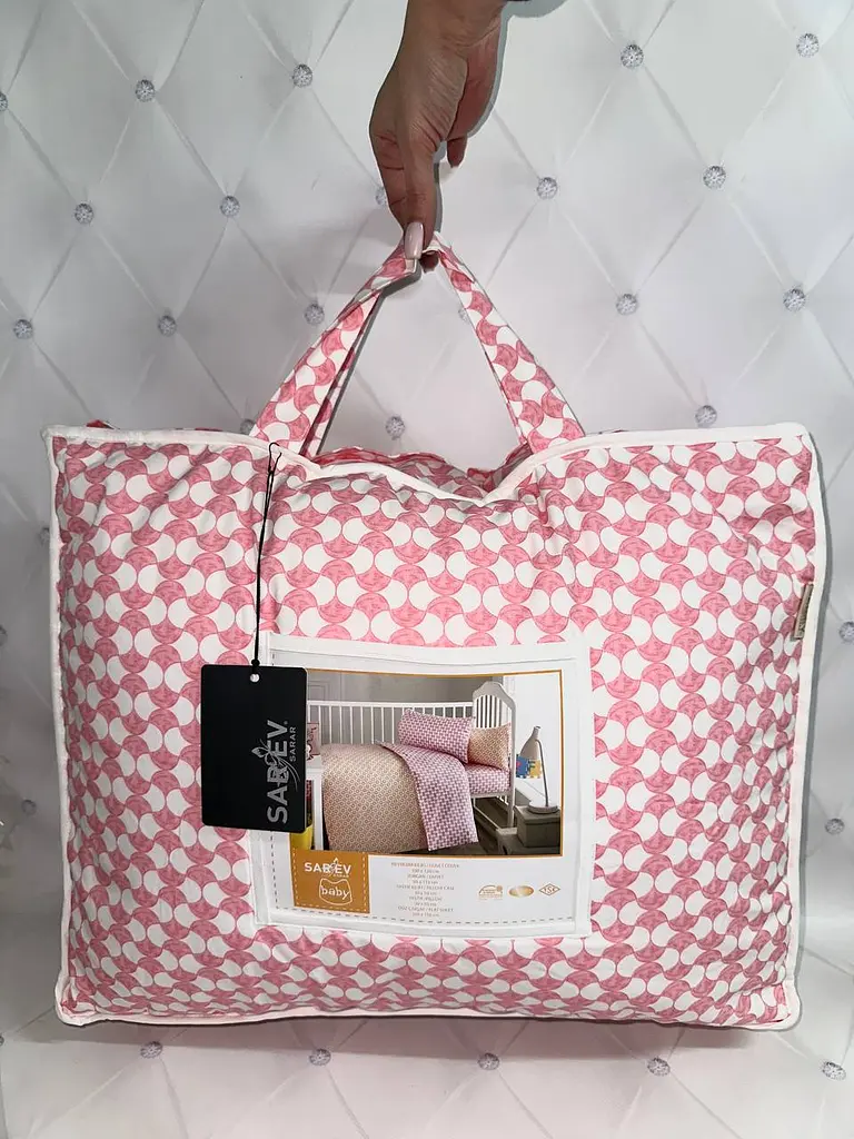 Комплект для немовлят Baby Pink Ранфорс Преміум + Подушка та Ковдра Sarev pbe0051464 - фото 3