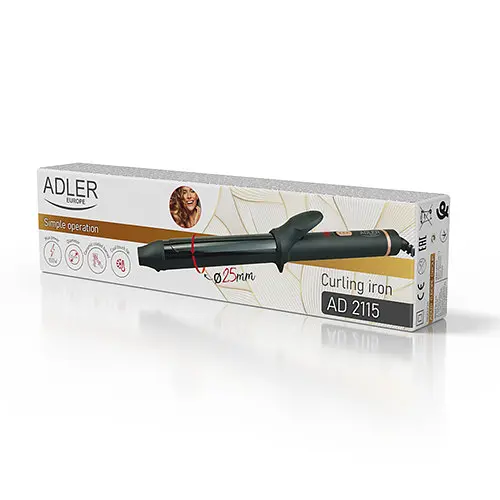 Плойка-локон Adler AD 2115 25 мм - фото 7