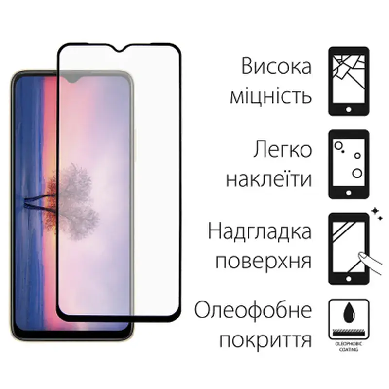Стекло защитное Dengos Oppo A17/A17K 2pcs kit (DG-TG2P-49) - фото 3