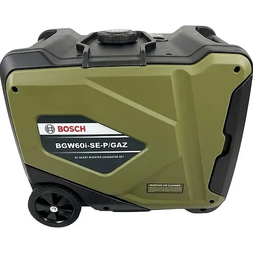 Інверторний Двопаливний генератор-чемодан з колесами Bosch BGW60i-SE-P/GAZ (4.5/5.0 кВт) +Електростартер  - фото 2