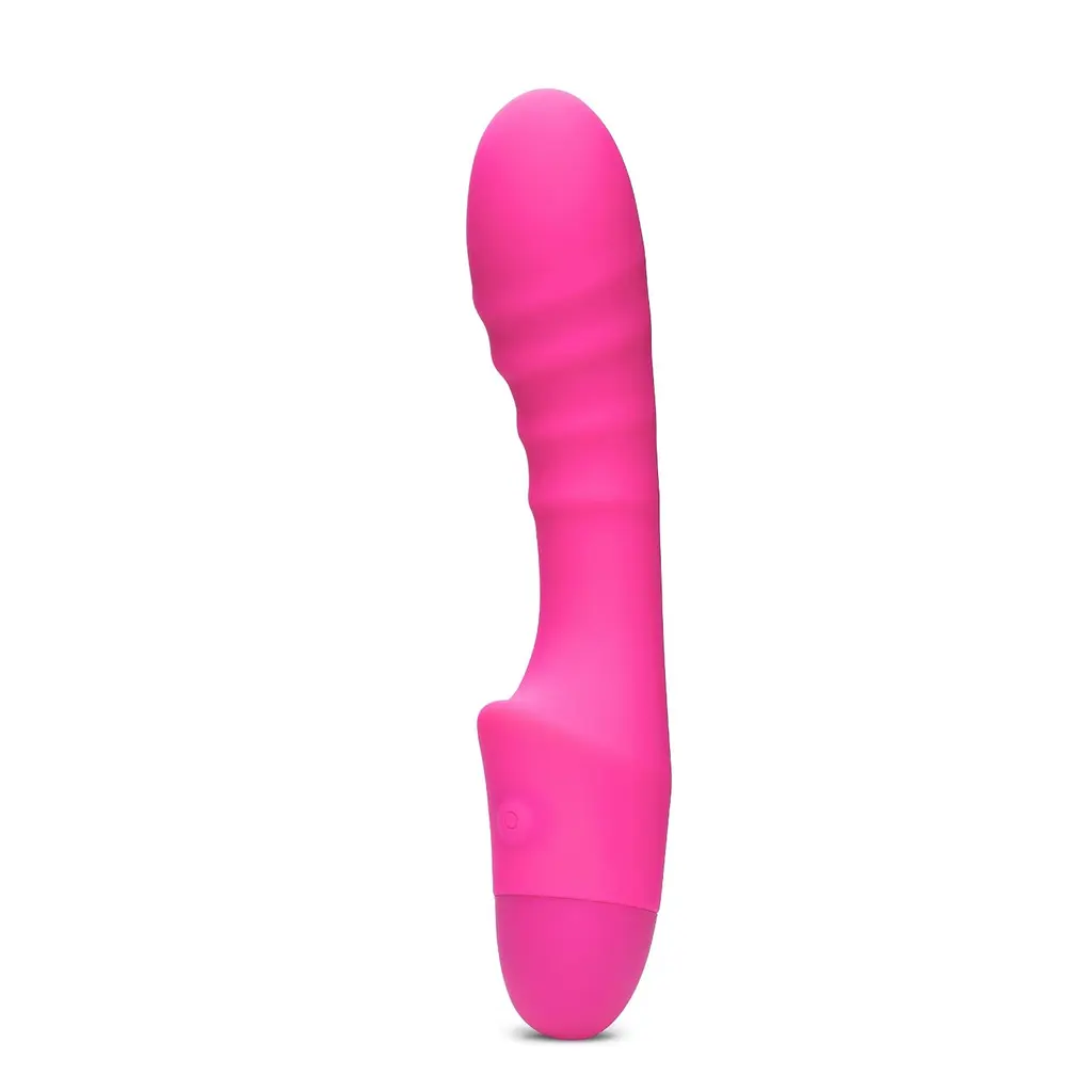 Вібратор So Divine Pash Ribbed G-spot 17.7 см (рожевий) - фото 4