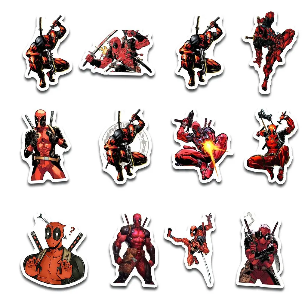 Стикерпак GeekLand Deadpool 45 штук (SP DP 01) - фото 2